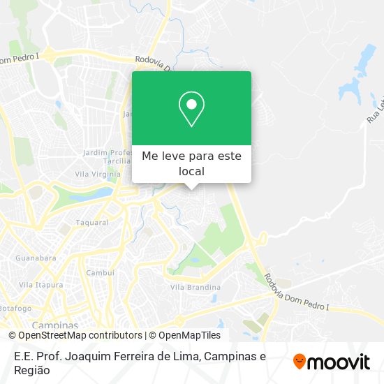 E.E. Prof. Joaquim Ferreira de Lima mapa