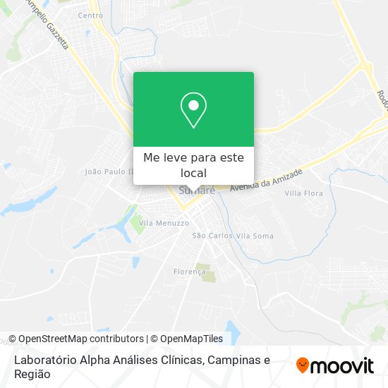 Laboratório Alpha Análises Clínicas mapa