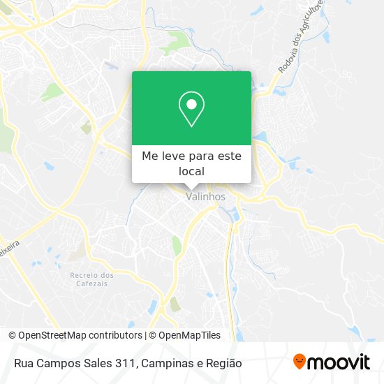 Rua Campos Sales 311 mapa