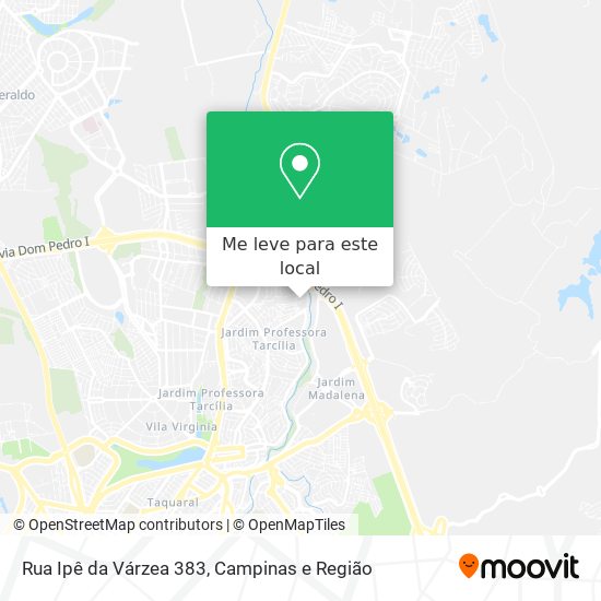 Rua Ipê da Várzea 383 mapa
