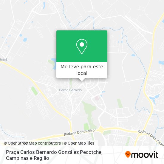 Praça Carlos Bernardo González Pecotche mapa