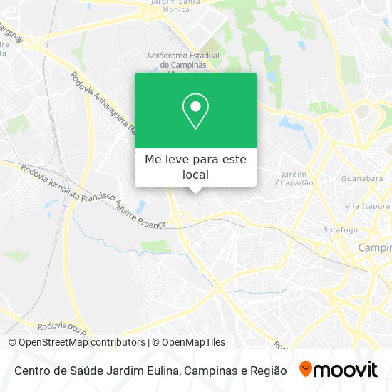 Centro de Saúde Jardim Eulina mapa