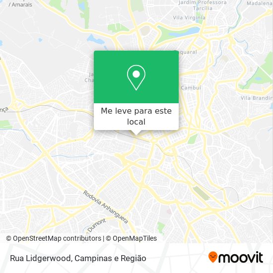 Rua Lidgerwood mapa