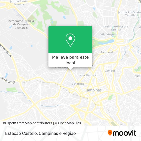 Estação Castelo mapa