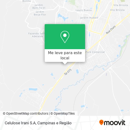 Celulose Irani S.A mapa