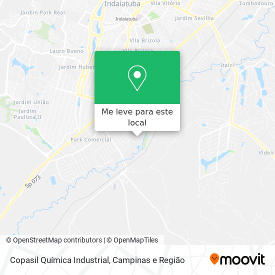 Copasil Química Industrial mapa