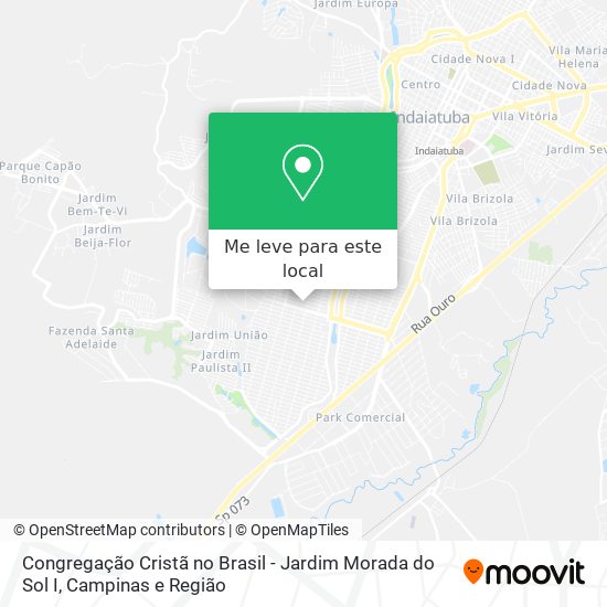 Congregação Cristã no Brasil - Jardim Morada do Sol I mapa