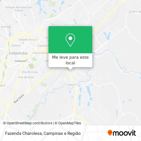 Fazenda Charolesa mapa