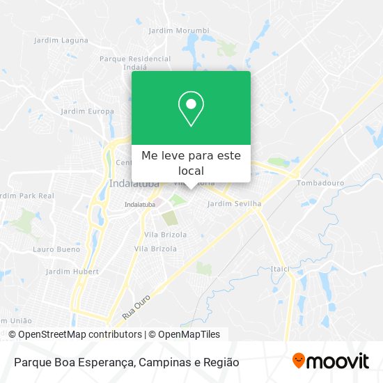 Parque Boa Esperança mapa