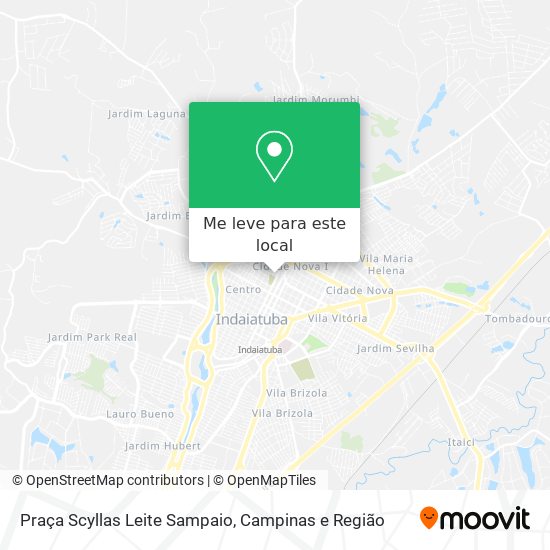 Praça Scyllas Leite Sampaio mapa