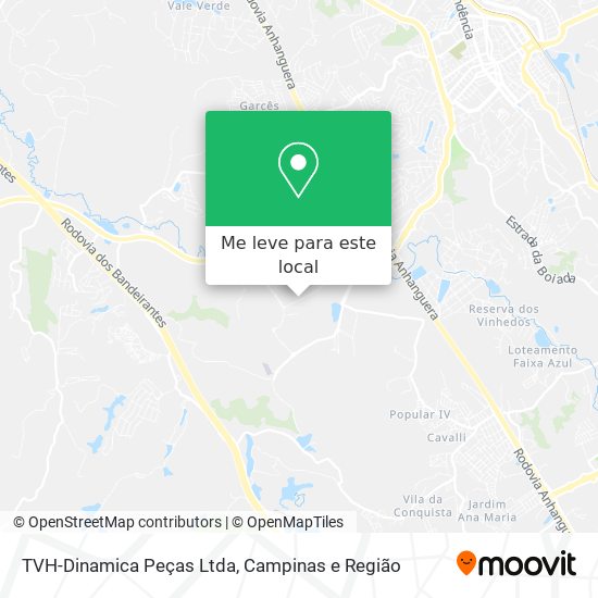 TVH-Dinamica Peças Ltda mapa