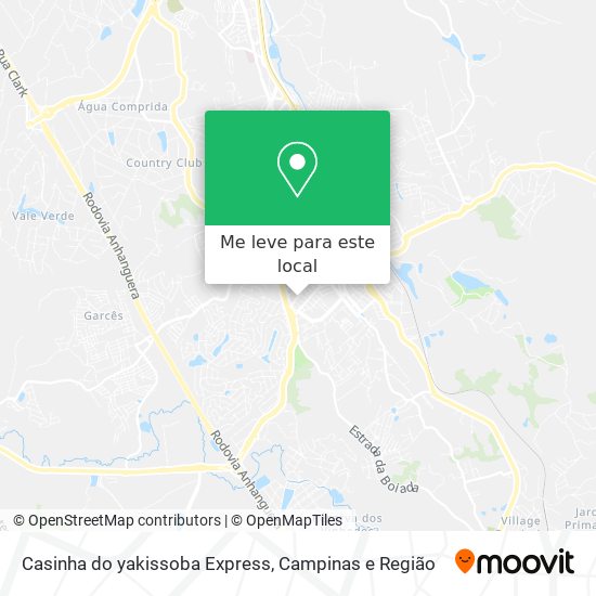 Casinha do yakissoba Express mapa