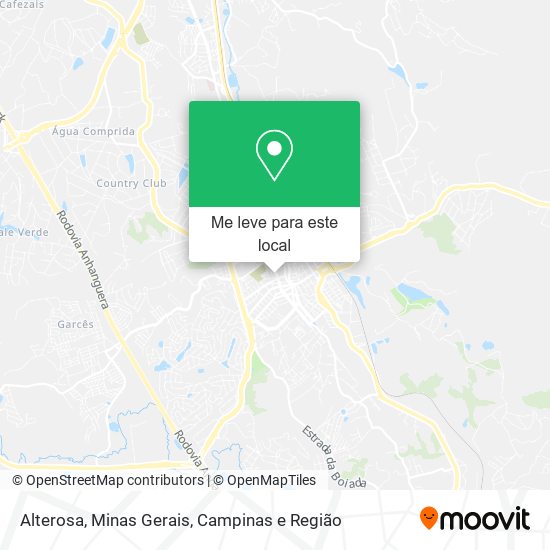 Alterosa, Minas Gerais mapa