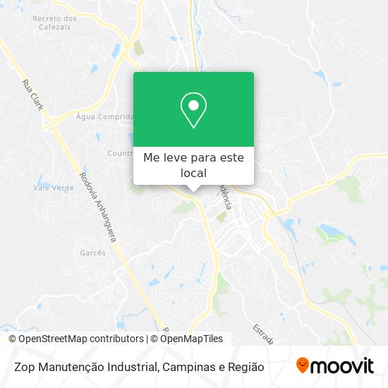 Zop Manutenção Industrial mapa