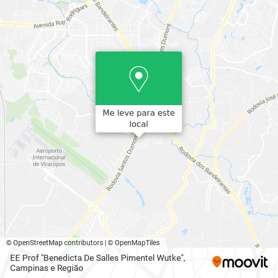 EE Prof "Benedicta De Salles Pimentel Wutke" mapa