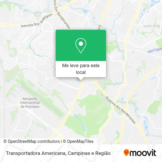 Como chegar até Transportadora Americana em Campinas de ônibus?