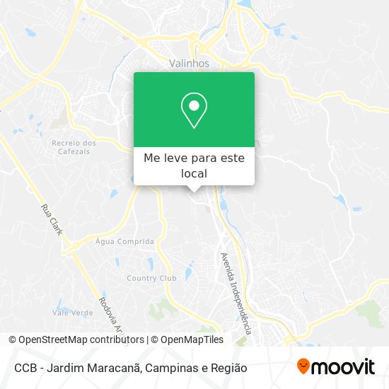 CCB - Jardim Maracanã mapa