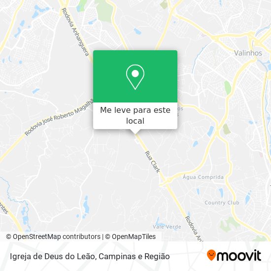 Igreja de Deus do Leão mapa