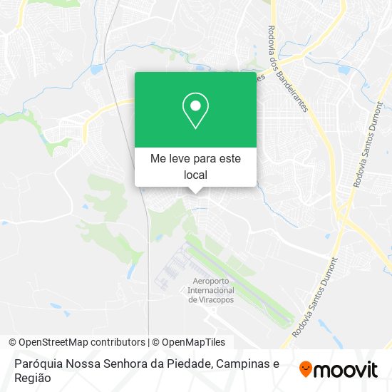 Paróquia Nossa Senhora da Piedade mapa