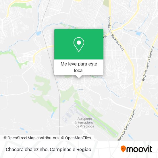 Chácara chalezinho mapa