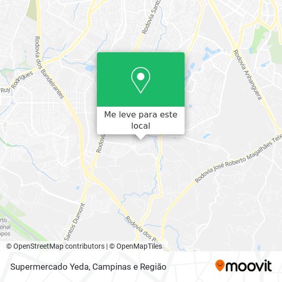 Supermercado Yeda mapa