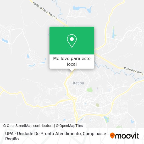 UPA - Unidade De Pronto Atendimento mapa