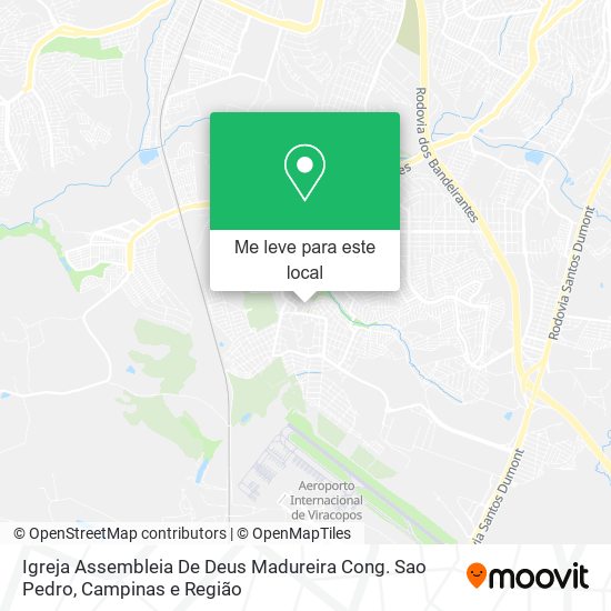 Igreja Assembleia De Deus Madureira Cong. Sao Pedro mapa