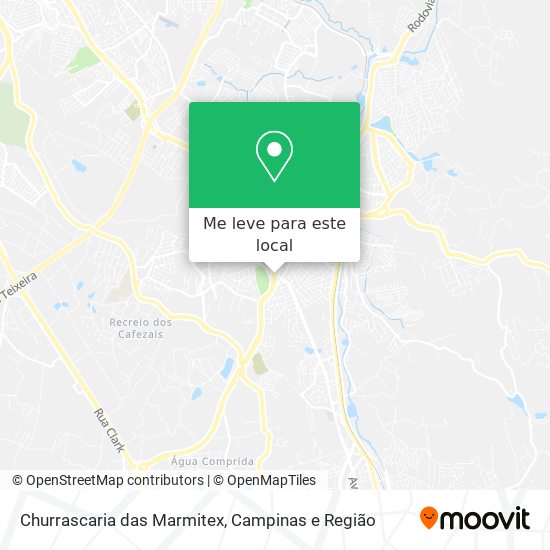 Churrascaria das Marmitex mapa