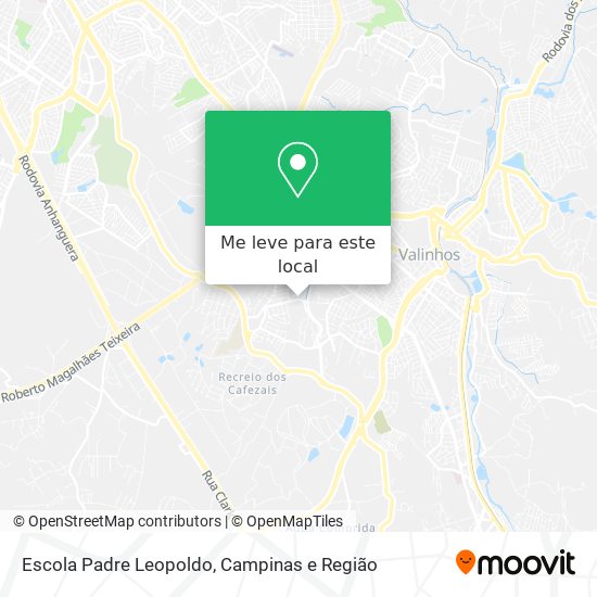 Escola Padre Leopoldo mapa