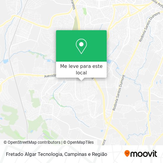 Fretado Algar Tecnologia mapa