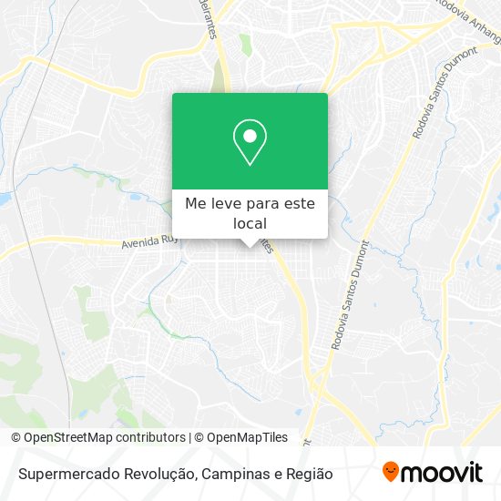 Supermercado Revolução mapa