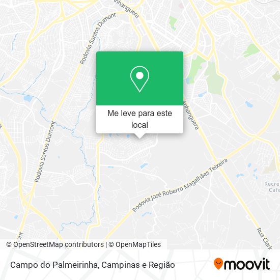 Campo do Palmeirinha mapa