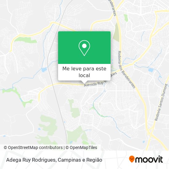 Adega Ruy Rodrigues mapa