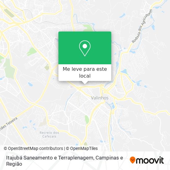 Itajubá Saneamento e Terraplenagem mapa