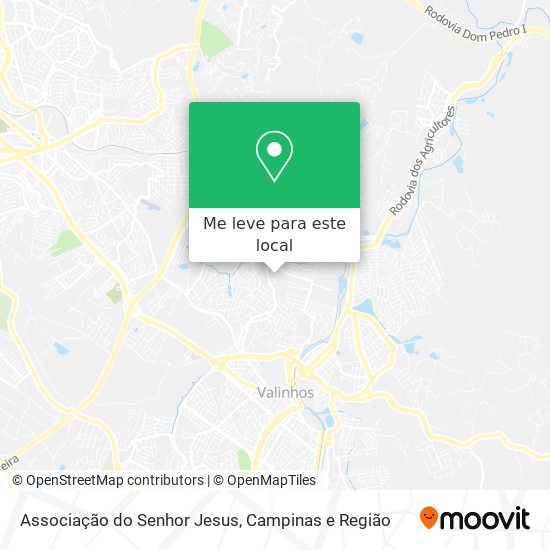 Associação do Senhor Jesus mapa