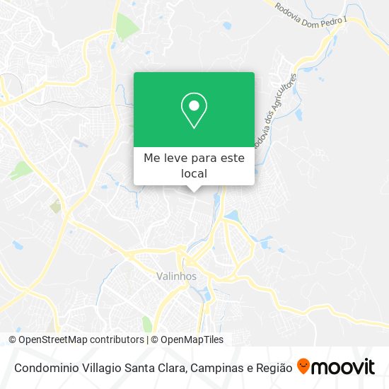 Condominio Villagio Santa Clara mapa