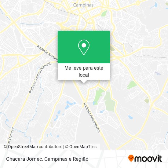 Chacara Jomec mapa