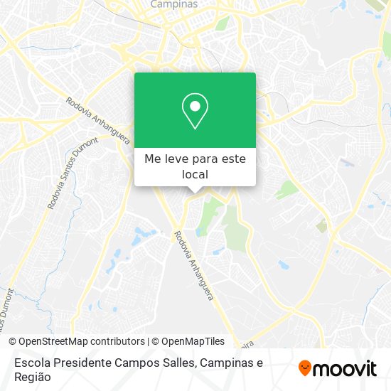 Escola Presidente Campos Salles mapa