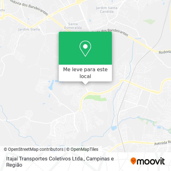 Itajaí Transportes Coletivos Ltda. mapa