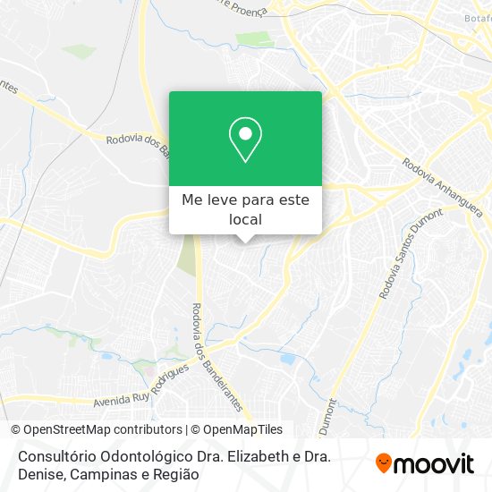 Consultório Odontológico Dra. Elizabeth e Dra. Denise mapa