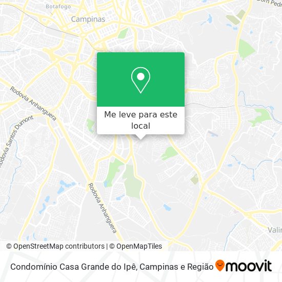 Condomínio Casa Grande do Ipê mapa