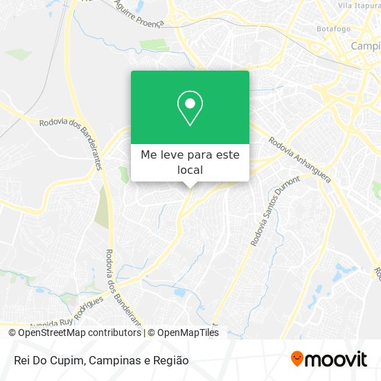 Rei Do Cupim mapa