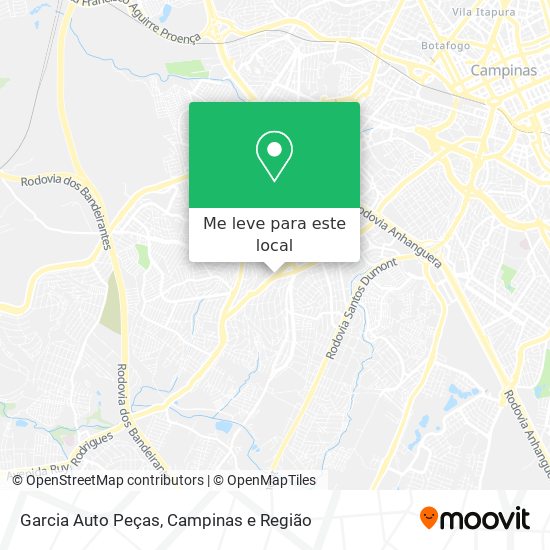 Garcia Auto Peças mapa