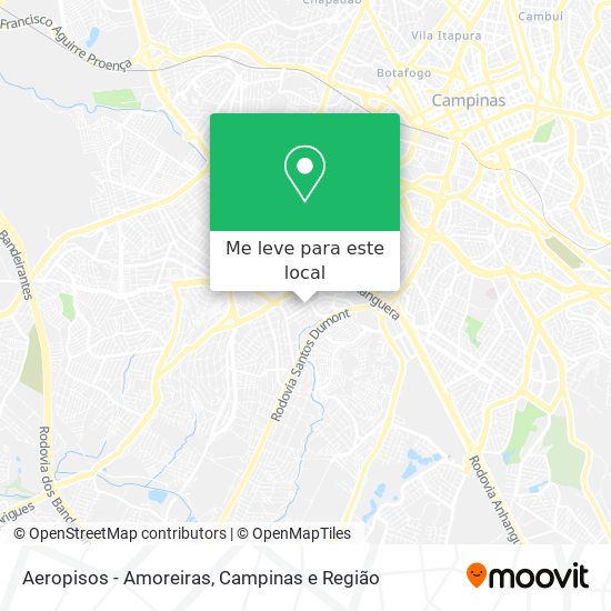 Aeropisos - Amoreiras mapa