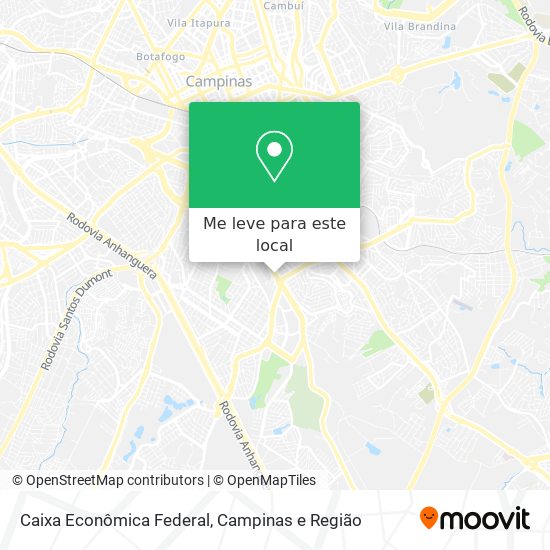 Caixa Econômica Federal mapa