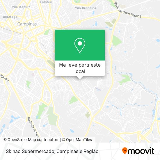 Skinao Supermercado mapa