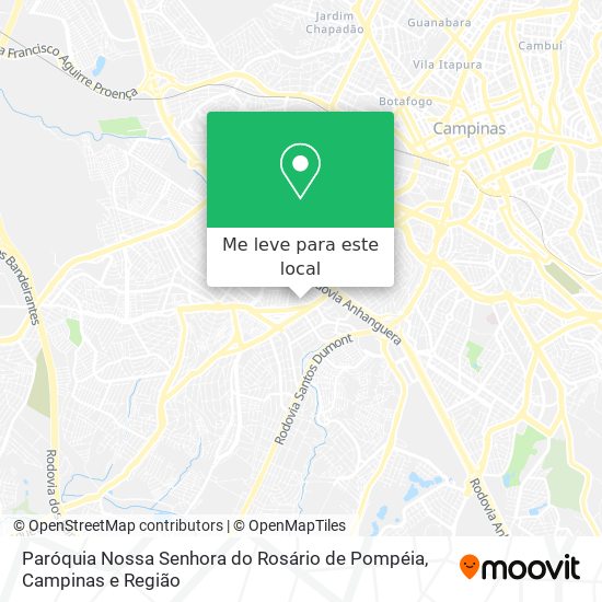 Paróquia Nossa Senhora do Rosário de Pompéia mapa