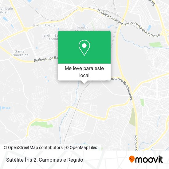 Satélite Íris 2 mapa