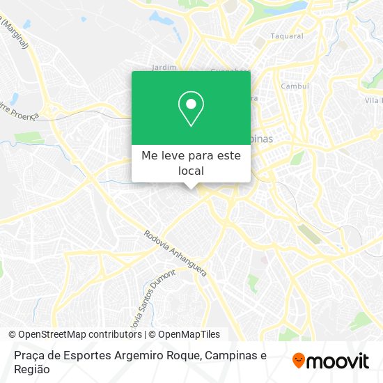 Praça de Esportes Argemiro Roque mapa