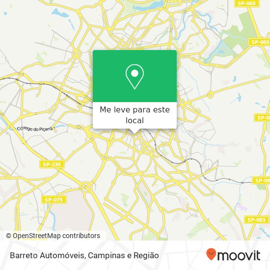 Barreto Automóveis mapa